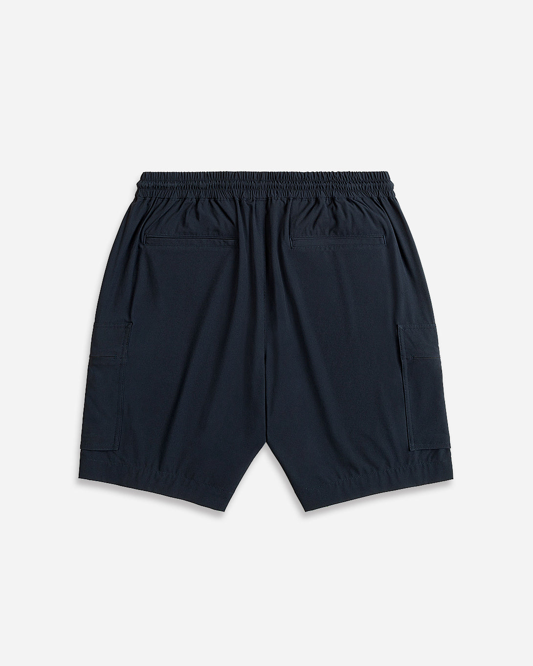 Dark Navy Marlo Nylon Stretch Shorts