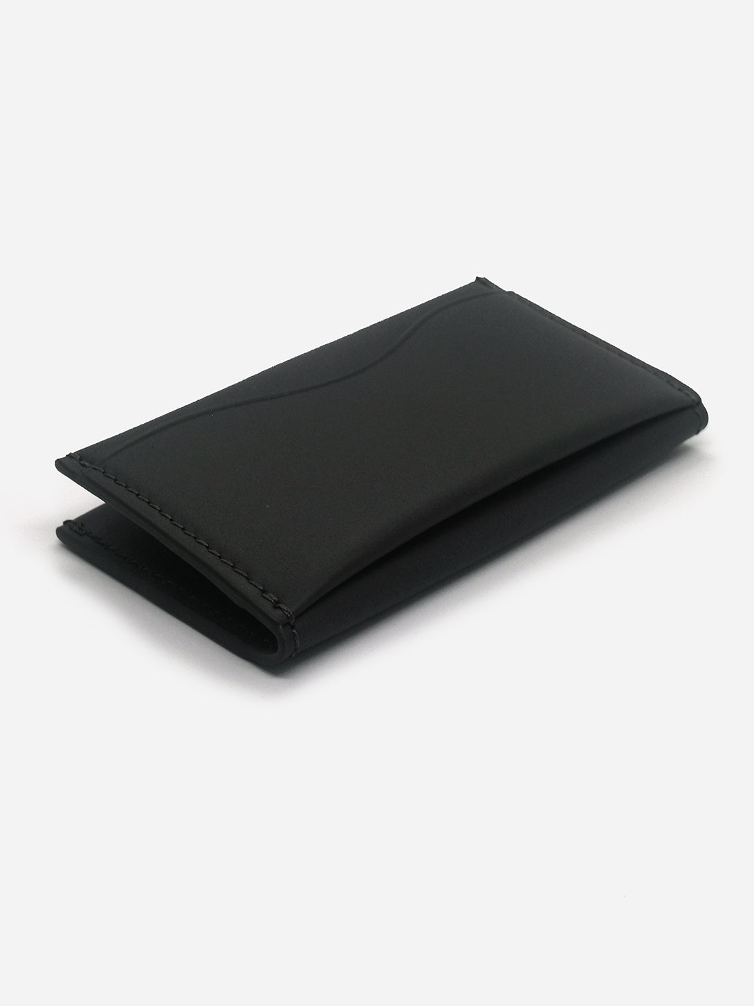 BLACK 4 SLOTS FOLDED CARDHOLDER ONS