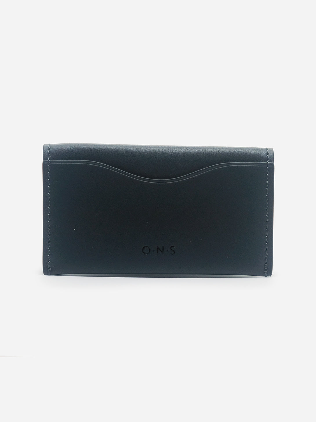 NAVY 4 SLOTS FOLDED CARDHOLDER ONS