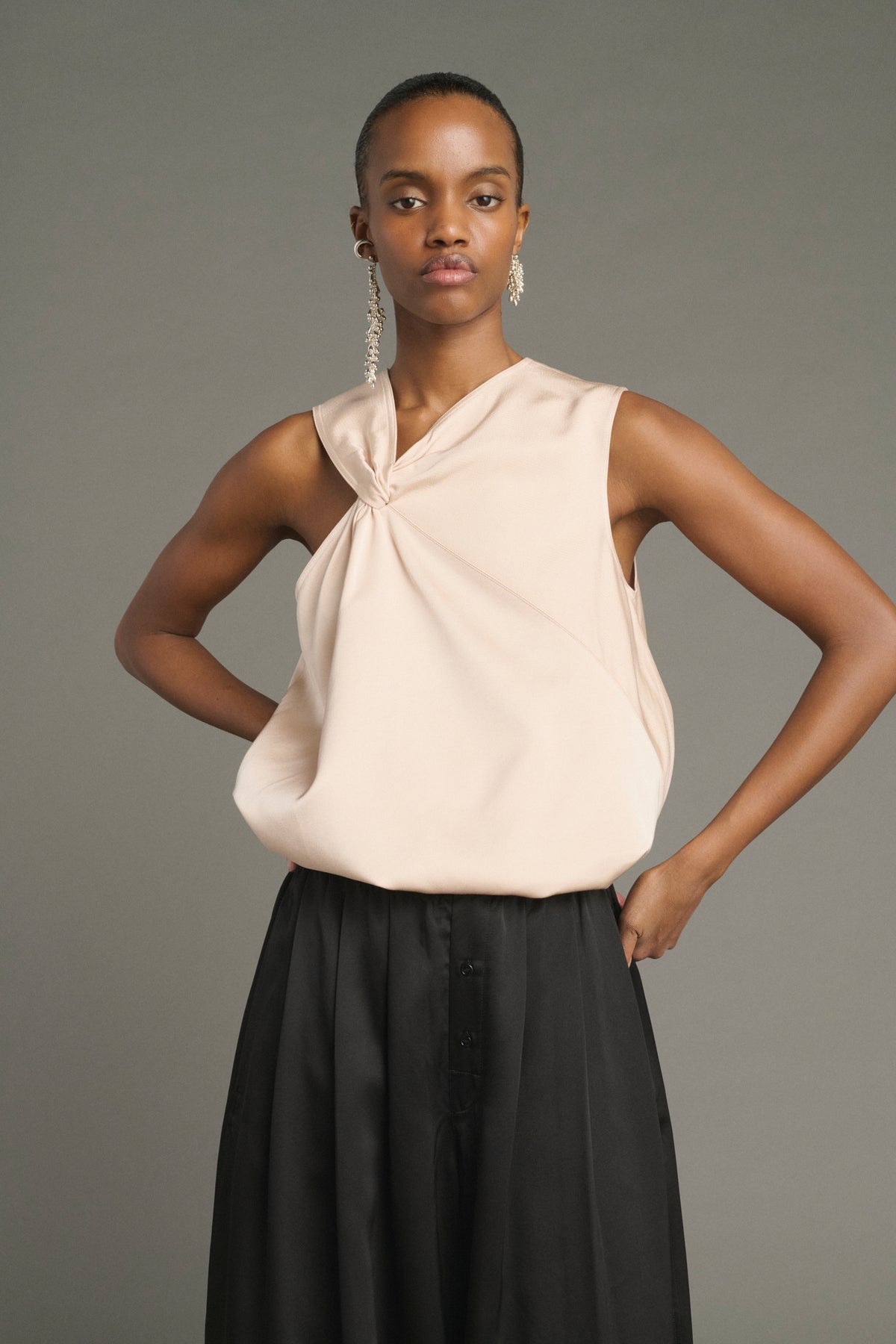 Rose Pale Luciana Womens Tank Top Soeur Clothing