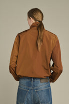 Caramel Jura Womens Nylon Zip Up Jacket Soeur Clothing