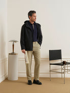 Black Julian Omni Jacket Mens Weather Jacket Lightweight Layering Outerwear ONS Clothing