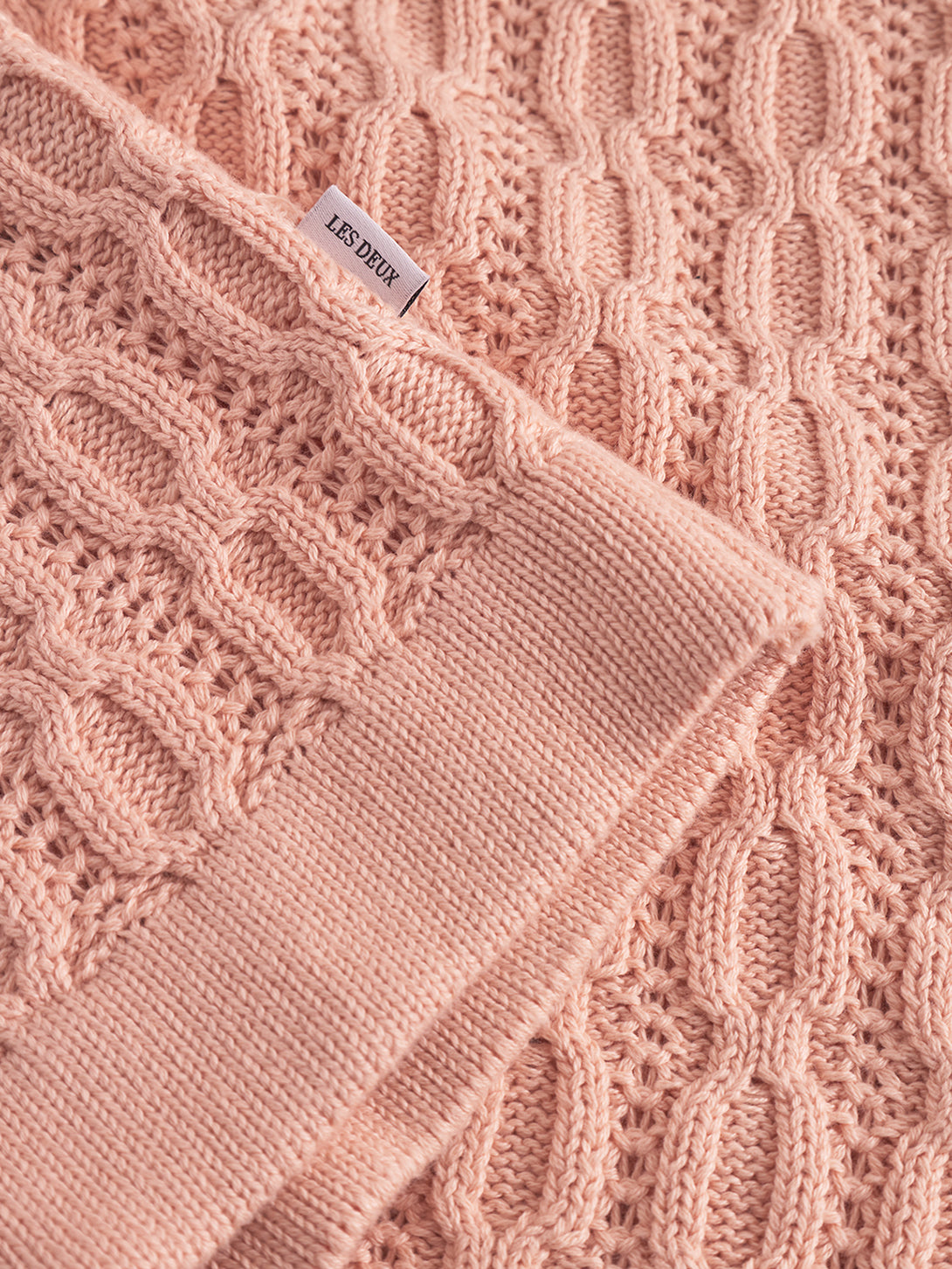 Peach Whip Garret Knitted Polo Les Deux Knitted Polo Shirt 