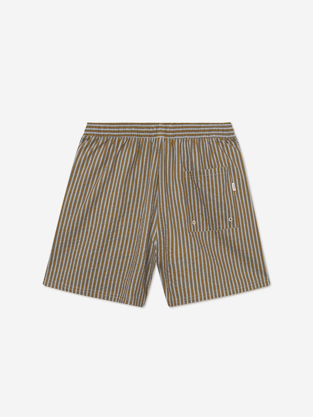 Plant Green Stan Stripe Seersucker Shorts Les Deux Drawstring Shorts 