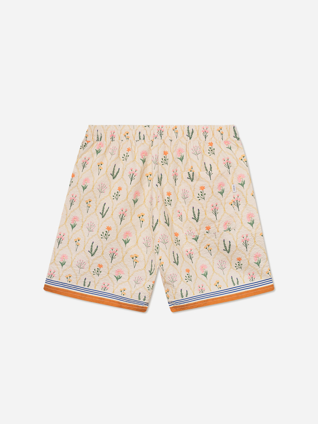 Ivory Stan Wild Flowers AOP Swim Les Deux Swim Shorts Drawstring
