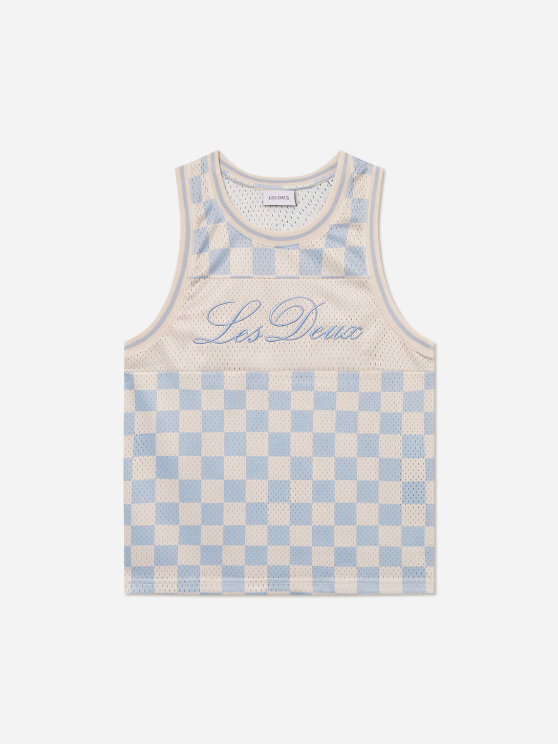 Ivory Silas Mesh Tank Les Deux Jersey Tank Top 