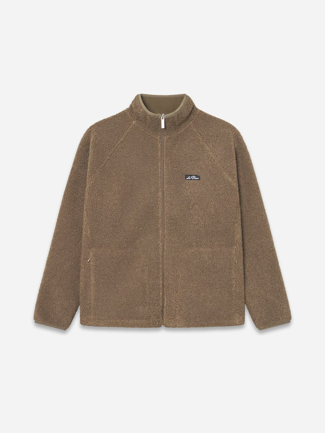 Teak Creed Teddy Jacket Mens Fleece Les Deux Zip Up Jacket Mens Outerwear 