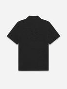 Black Hector Lace SS Shirt Mens Collared Short Sleeve Shirt Les Deux