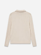 Ivory Bogart Rugby Polo Knit Mens Les Deux Knit Polo Long Sleeve Shirt 