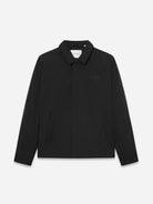 Black Idris Padded Jacket Les Deux Mens Varsity Jacket Collared Outerwear 