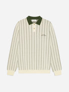 Ivory Signature Knitted LS Polo Mens Les Deux Long Sleeve Knit Polo 