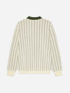 Ivory Signature Knitted LS Polo Mens Les Deux Long Sleeve Knit Polo 