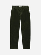 Rosin Green Corduroy Tapered Pants Mens Green Corduroy Chino Pants Les Deux 