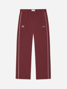 Chocolate Truffle Red Seersucker Track Pants Mens Loungewera Pants Les Deux 