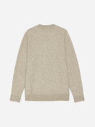 Light Sand Melange Melange V Neck Knit Mens V Neck Knit Sweater Les Deux