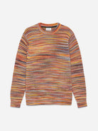 Multicolor Space Rib Crewneck Knit Mens Pullover Crewneck Sweater Les Deux 