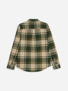 Rosin Green Check Flannel Shirt Mens Les Deux Flannel Woven Shirt 