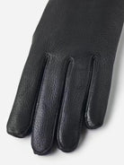 Black Tiril Womens Leather Winter Gloves Hestra 
