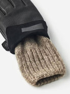 Black Tiril Womens Leather Winter Gloves Hestra 