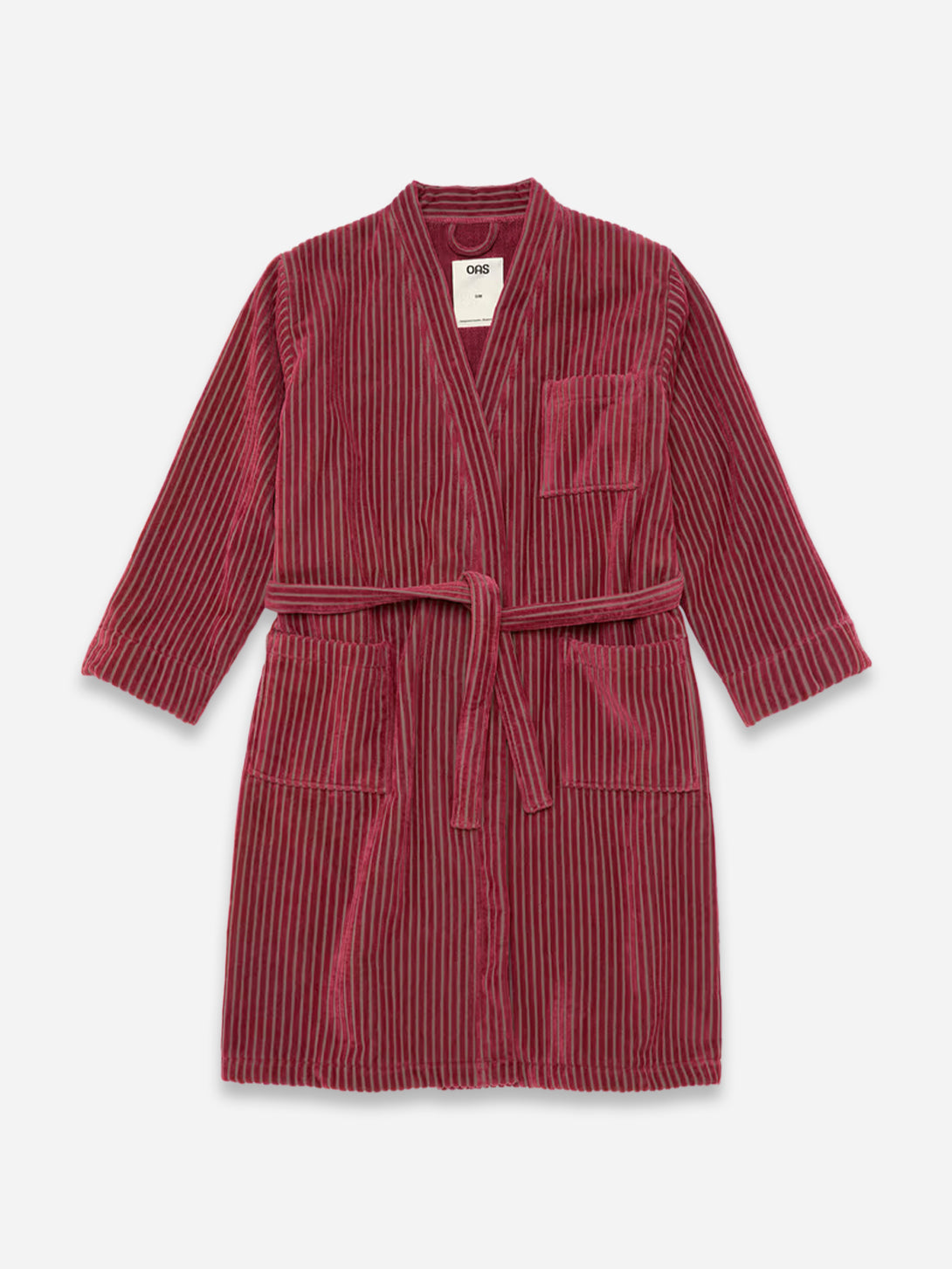 Botanico Botanico Striped OAS Unisex Striped Robe