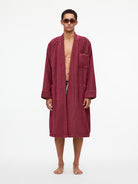 Botanico Botanico Striped OAS Unisex Striped Robe
