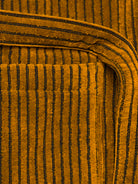 Gold Santiago Striped Velour Long Robe OAS Unisex Robe 