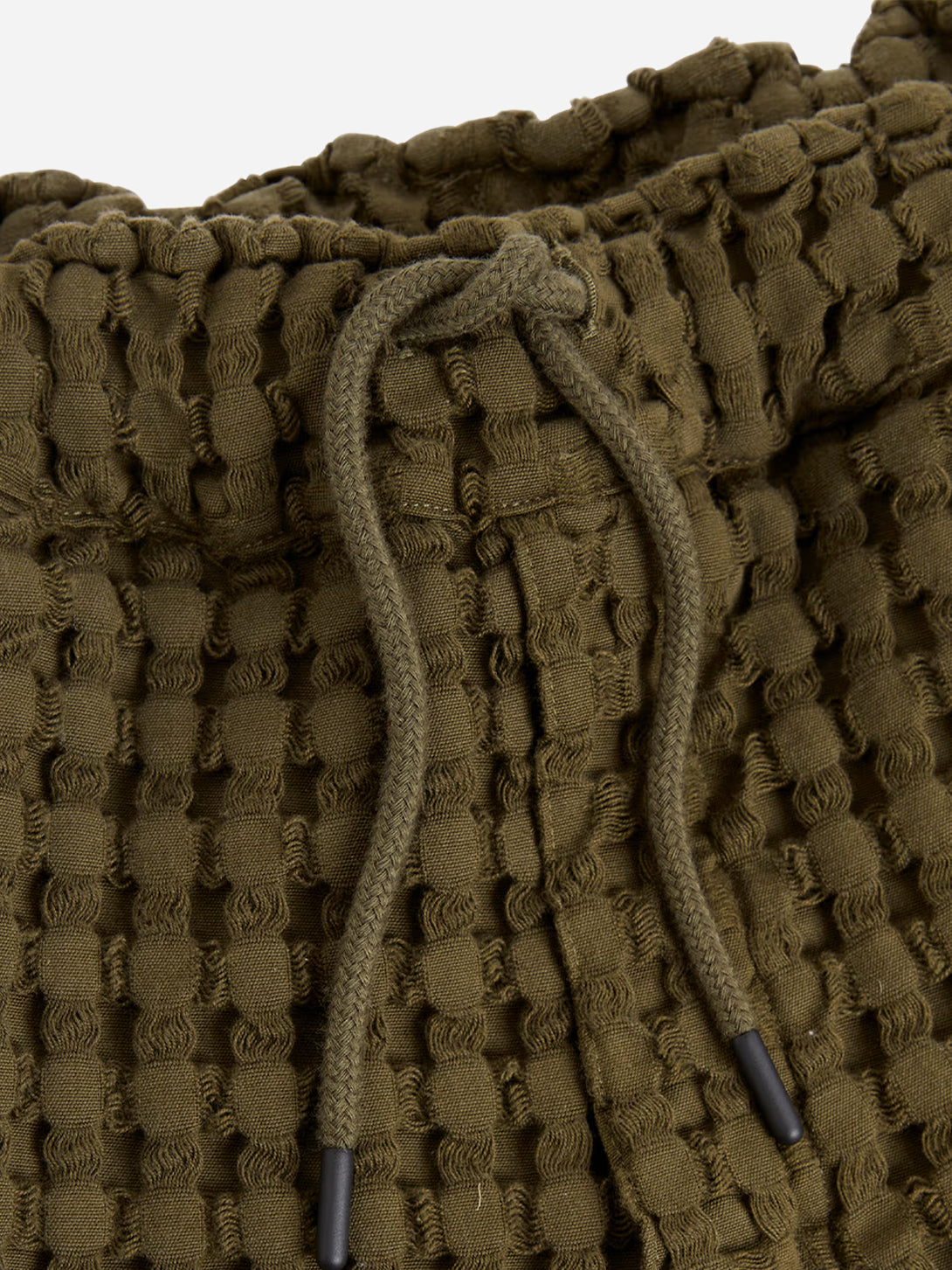 Olive Turtle Ayora Waffle Pants Mens Waffle Knit Drawstring Pants OAS