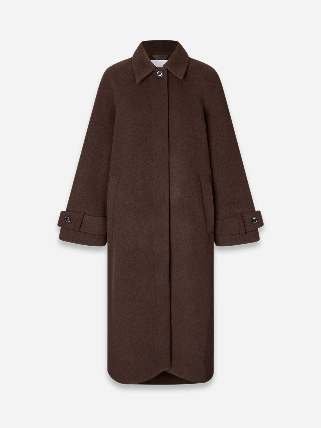 Mole Alma Coat Womens Samsoe Samsoe Wool Long Coat Outerwear