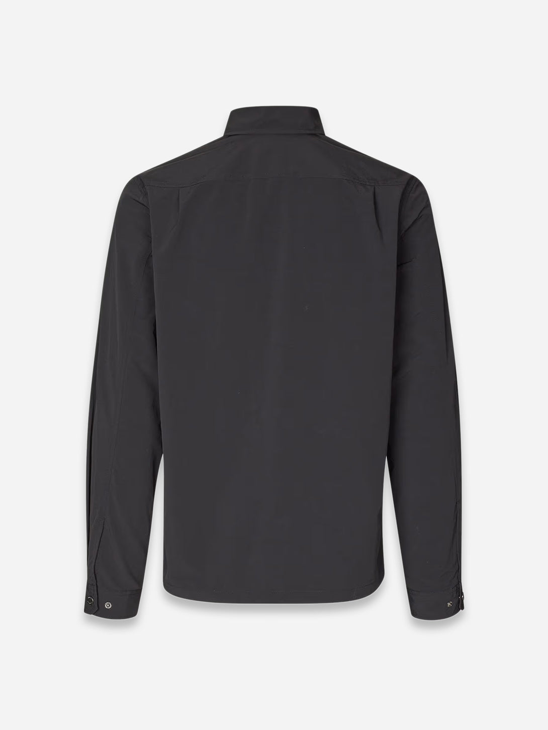 Black Sataka Jo Overshirt Samsoe Samsoe Mens Overshirt Button Up Collared Shirt 