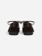 Mole Brown Croco Mix Boatshoe Mens Boatshoe Flat Les Deux 