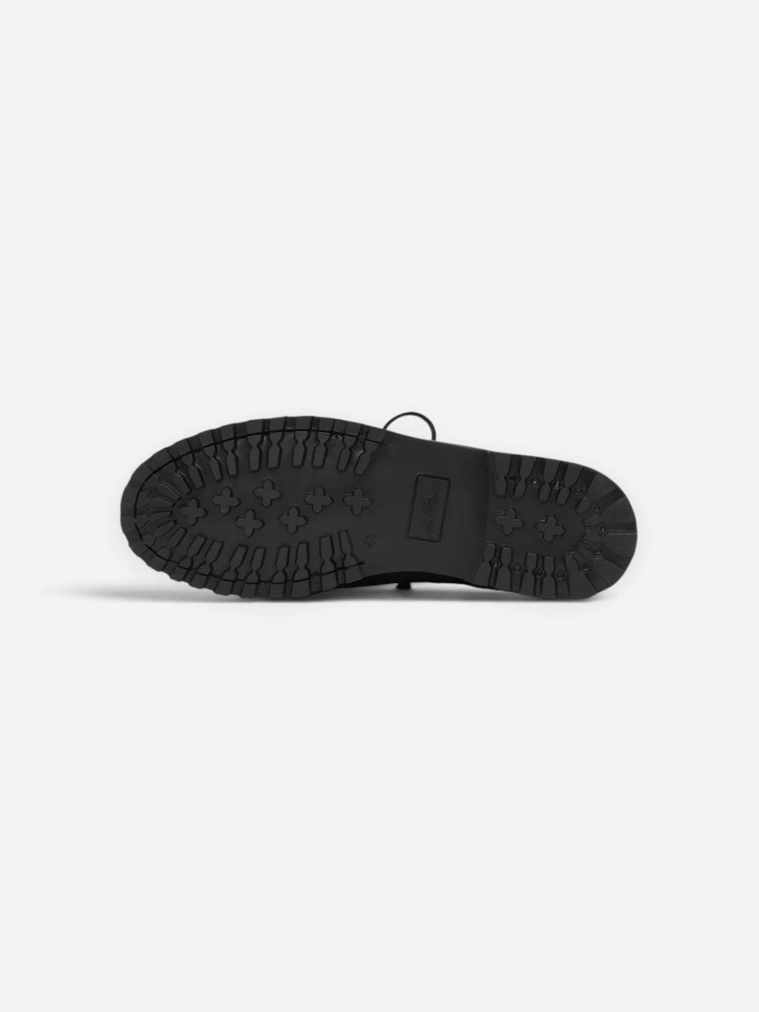 Black Grain Leather Boat Shoe Mens Black Leather Boat Shoes Les Deux