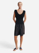 Black Wini Top Womens Black Blouse Marle Clothing