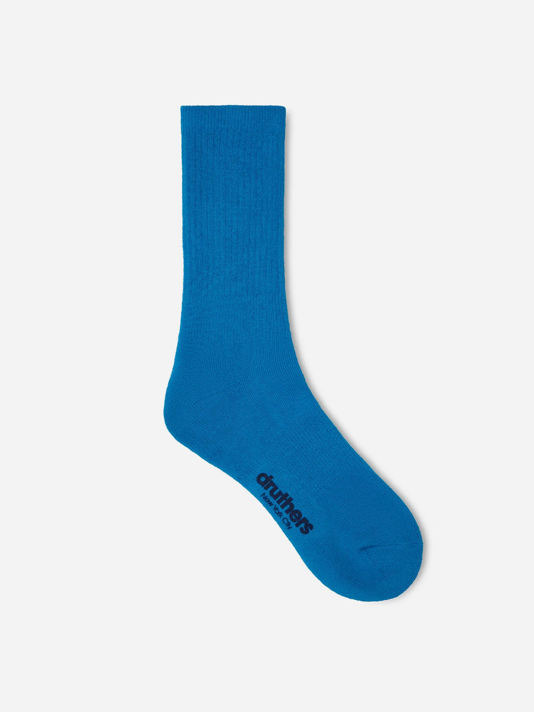 French Blue Everyday Organic Cotton Crew Sock Druthers Socks