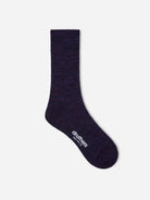 Navy Melange Everyday Organic Cotton Crew Sock Druthers Socks