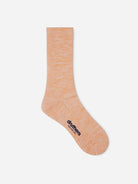 Peach Melange Everyday Organic Cotton Crew Sock Druthers Socks