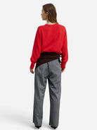 Red Triangle Scarf Womens Scarf Almina Concept