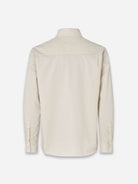 Silver Birch Sadamon J Shirt Mens Samsoe Samsoe Long Sleeve Button Up Collared Shirt 