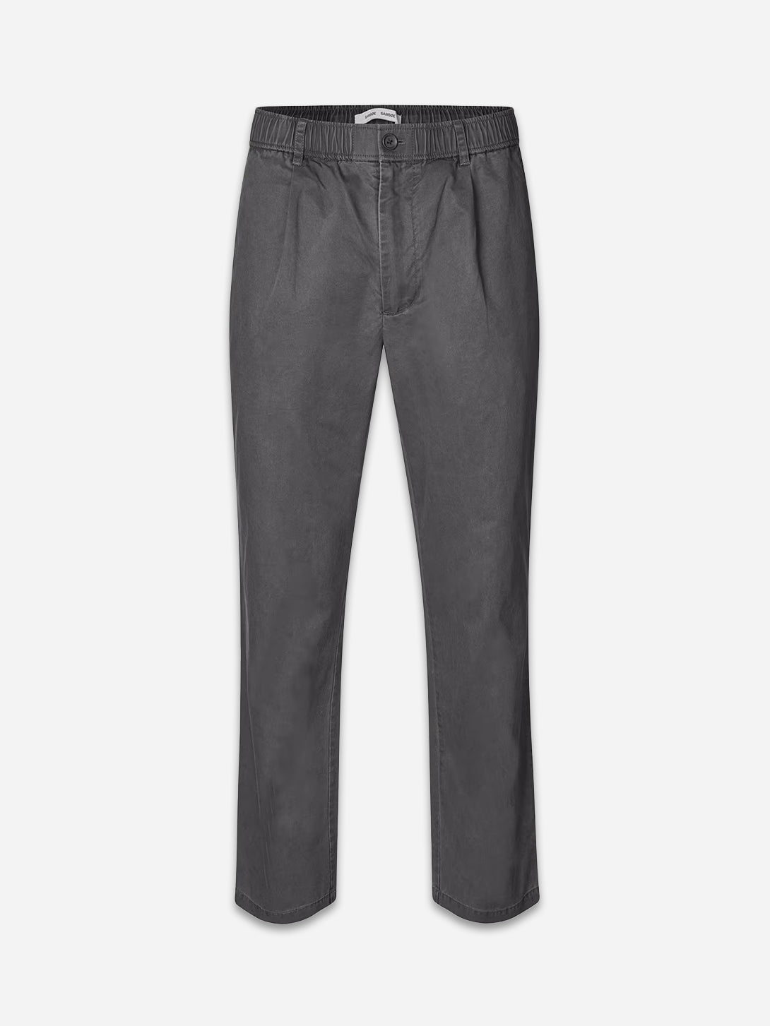 Black Sabertil X Trousers Mens Pleated Trousers Samsoe Samsoe