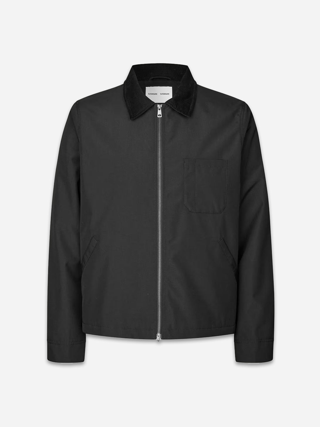 Black Sarobin P Jacket Mens Samsoe Samsoe Jacket 