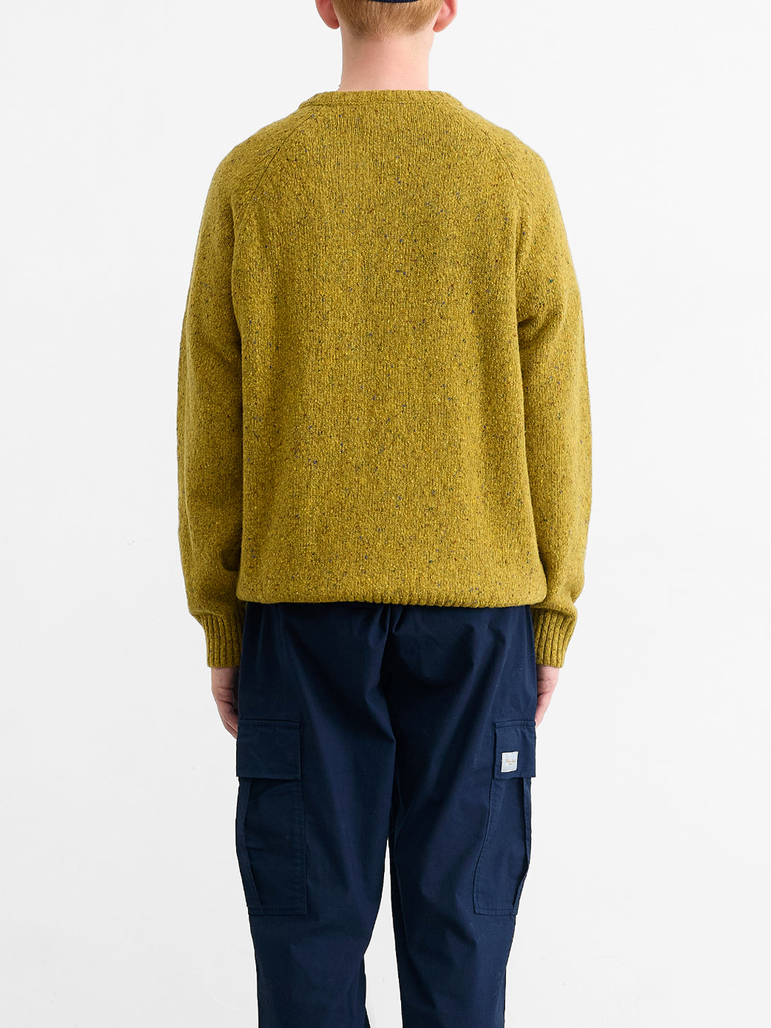 Yellow Paris Sweater Mens Chunky Crewneck Sweater Wool Cashmere Pullover Edmmond Studios