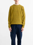 Yellow Paris Sweater Mens Chunky Crewneck Sweater Wool Cashmere Pullover Edmmond Studios