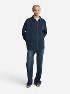 Dark Wash 01 Jordy Shirt Womens Oversized Denim Shirt Marle Clothing 