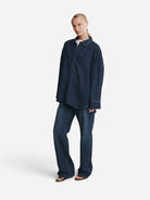 Dark Wash 01 Jordy Shirt Womens Oversized Denim Shirt Marle Clothing 