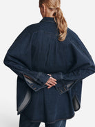 Dark Wash 01 Jordy Shirt Womens Oversized Denim Shirt Marle Clothing 