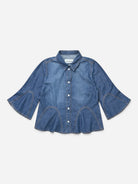 Blue Vunna Womens Woven Denim Shirt Munthe Clothing