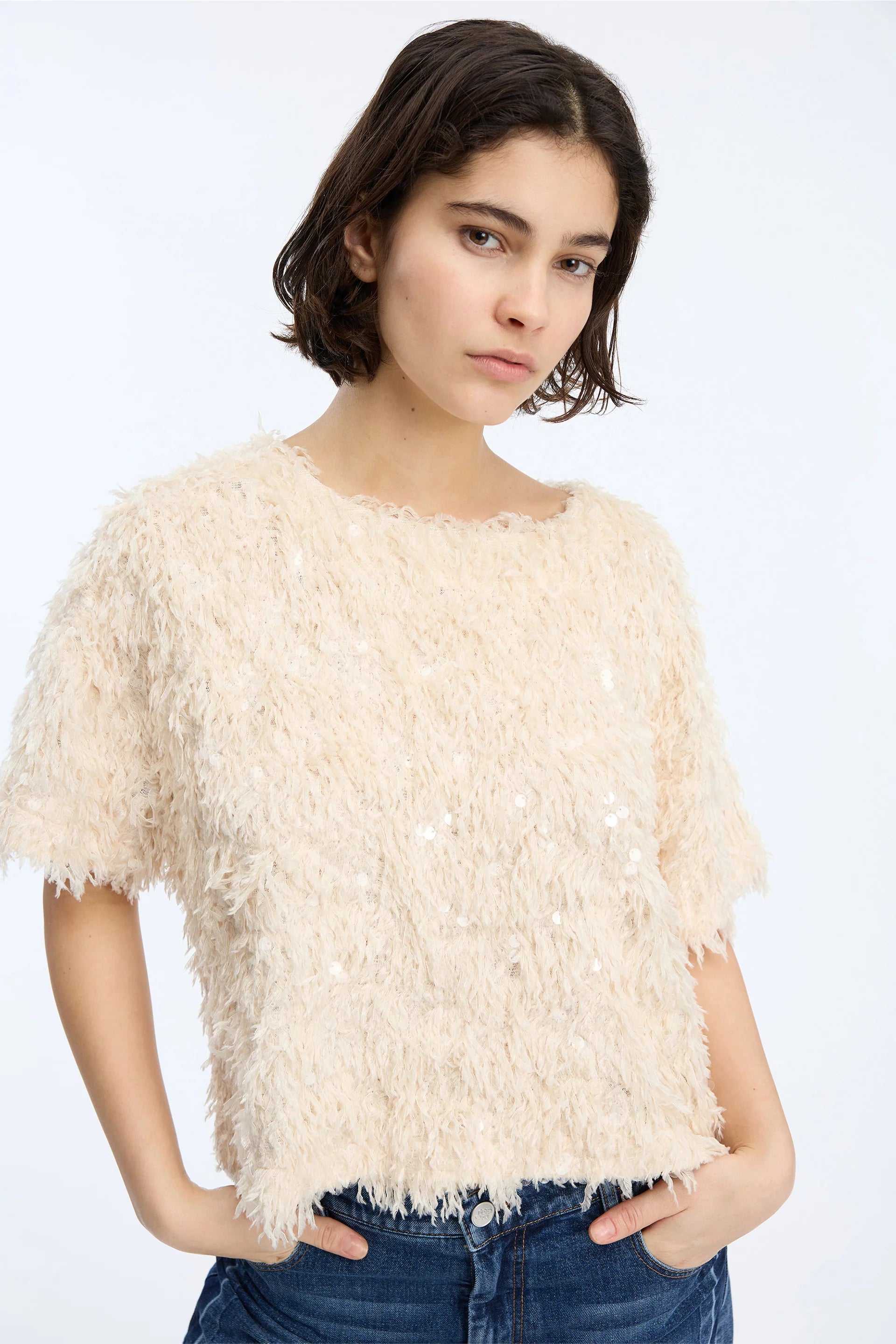 Creme Valence Womens Top Munthe Clothing