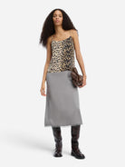 Print Animal Varika Slip Womes Slip Dress Munthe Clothing