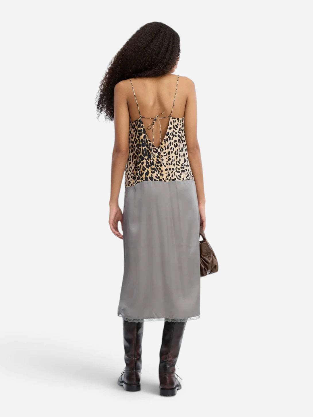 Print Animal Varika Slip Womes Slip Dress Munthe Clothing