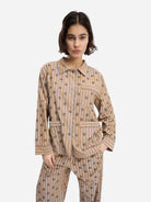 Nature Vintager Womens Pattern Shirt Jacket Collared Munthe Clothing