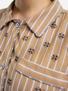 Nature Vintager Womens Pattern Shirt Jacket Collared Munthe Clothing